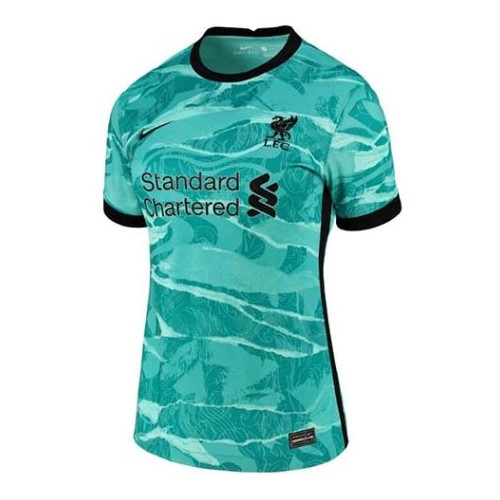 Camiseta Liverpool 2ª Mujer 2020/21 Verde